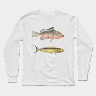 Fishes pair - Fish graphic Long Sleeve T-Shirt